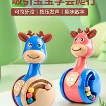 Sliding deer tumbler baby 3-6-12 months baby comfort early education puzzle 0-1-3 years old childrens toy