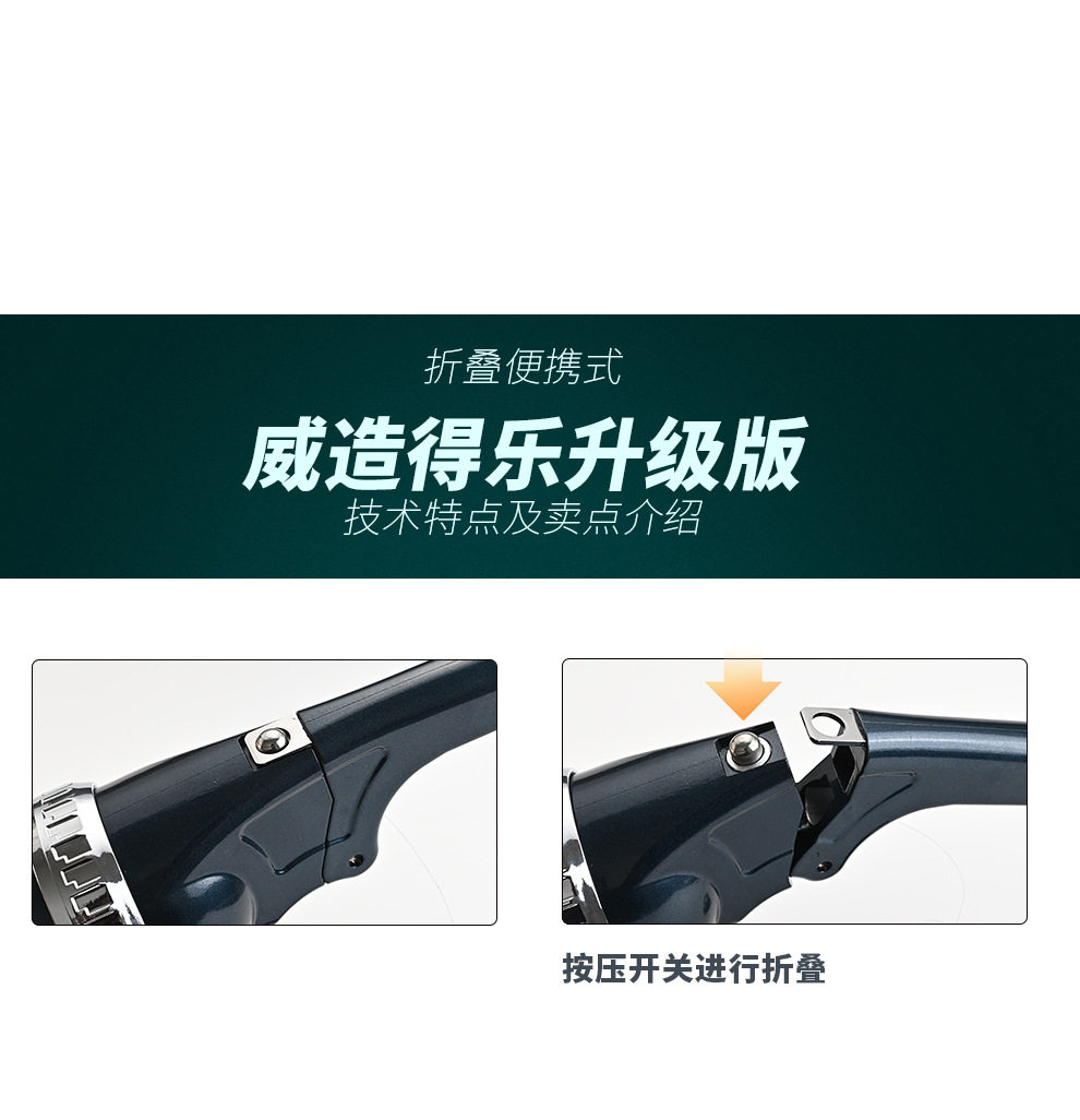 Море удочкой 新品马上钓得乐鱼竿折叠路亚竿便携式海竿迷你钓鱼竿一体路亚远投 Other brands
