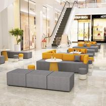 Zhongwei office sofa modern simple special-shaped sofa creative personality corner sofa reception area lobby sofa tea