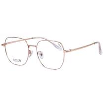 T23022 personalized irregular polygonal glasses frame metal semi-titanium lightweight flat mirror myopia glasses optical frame