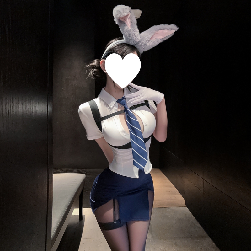 Pure Desire Sexy Instructor Bondage Uniform Pure Desire Policewoman Bodycon Skirt Set Qqny Sleepwear Role Play Bunny Ears