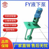 FY submersible pump FY cast iron stainless steel corrosion-resistant submersible pump FYB stainless steel chemical submersible pump manufacturer