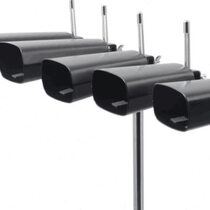 Metal cowbell belt rack 4 inches Cowbell rack 5 inches cowbell combination rack 6 inches 7 inches 8 inches set of five