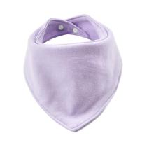 Newborn drool snap baby baby childrens triangular drool towel] solid color bib triangular towel