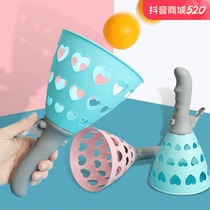 Parent-child interactive double ejection ball for boys and girls indoor elastic throwing and catching thickened Childrens Day gift