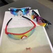 New childrens speed skating glasses roller skating and cycling glasses for boys and girls running and cycling sports wind and sandproof glasses trendy