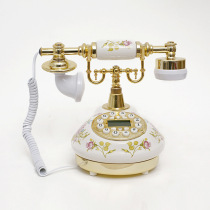 The most popular European style antique telephone retro telephone landline fashionable and creative mini ceramic material