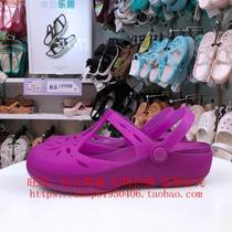 Croc shoes summer slippers Mary Jane casual wedge beach sandals outer wear non-slip womens shoes 202455