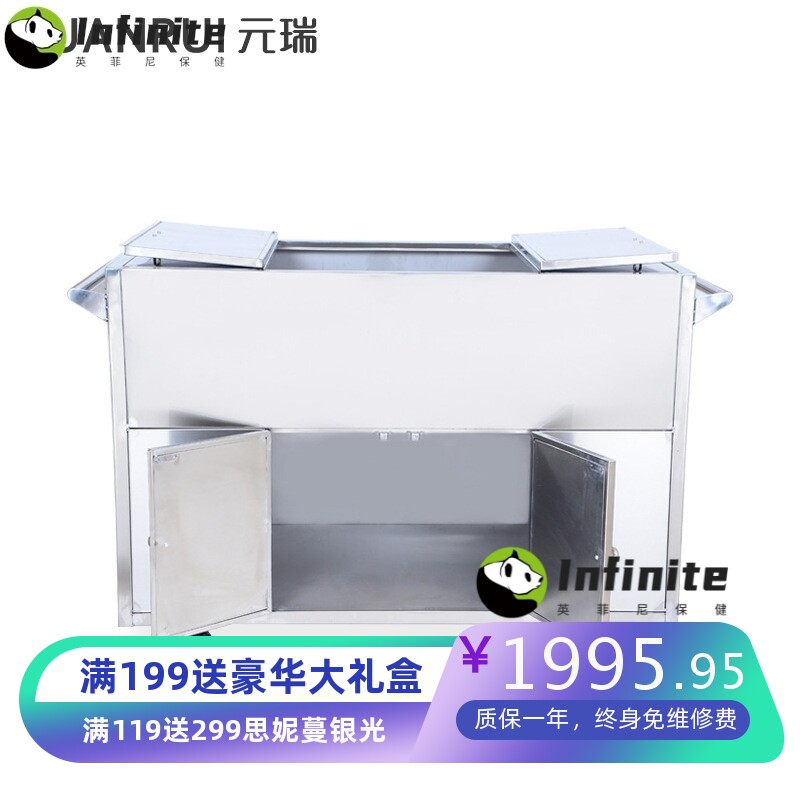 医用污物车无菌不锈钢消毒物品运送车密封送物车污物回收手推车柜