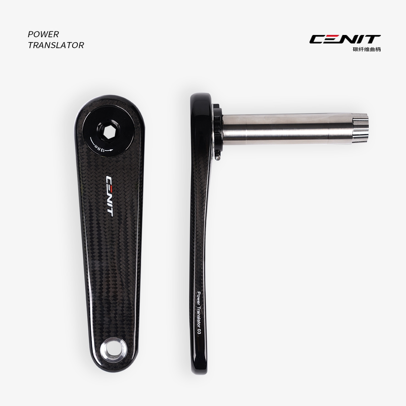 Cenit New Pt03 Series Carbon Fiber Crank Road Bike Accessories Gxp Axis Power Meter Ultra-Light Version