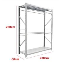 Detachable clothing factory warehouse shelves laundry special rack suit coat hanging rack round tube hanging clothes goods