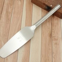 Stainless steel brick knife for bricklaying small double-sided oval handle multi-functional tile knife masons ruler wall masonry trowel