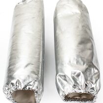 Aluminum sleeves are temperature-proof hydroelectric-proof radiation-proof welding hand heat-proof pyrotechnics and high-fever sleeves anti-static sheaths welding-resistant foils