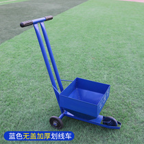 Road marking car lime powder construction site construction ash spreader ash line tool ground line drawing car line drawing artifact