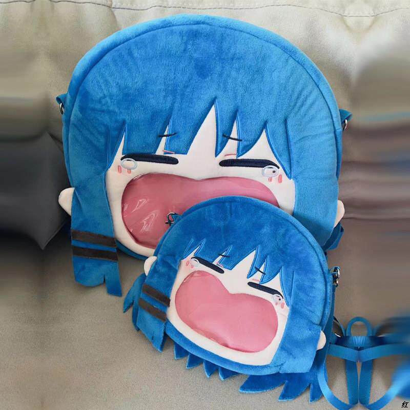 Yamada Ryo Pain Bag Lonely Rock Big Mouth Badge Storage Crossbody Backpack Gift Anime