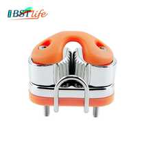 Stainless steel ball rope clamp with guide ring cable clamp automatic rope clamping board Pilates fitness equipment 2024