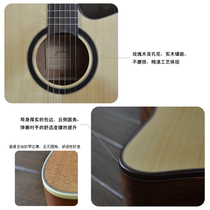 36 40 41 inch veneer electric box folk guitar spruce veneer can be OEM