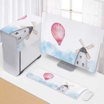Cloth inch monitor dust cover chassis host cover table cover cloth protective cover screen computer 27 dust cover desktop keyboard