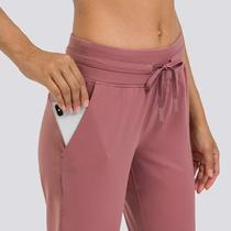 Factory direct sales of new spring nude yoga pants high-waisted slimming casual leg-binding running sports fitness pants for women