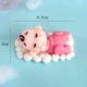 Nướng bánh trang trí bột gốm mềm màu xanh ngủ búp bê đồ trang trí đám mây bé chúc mừng sinh nhật thẻ cắm - Trang trí nội thất