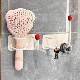 Bathroom Comb, Hair Tie, Headband, Hair Rope Hook, Bathroom Wall-Mounted Storage, No-Drill Shelf, Jewelry Adhesive Hook