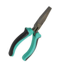 Taiwan Baogong PM-754 5-inch two-color mini toothed flat nose pliers flat nose pliers toothless flat nose pliers