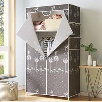 Simple wardrobe strong and durable rental cloth wardrobe home bedroom modern simple small apartment storage wardrobe