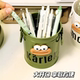 ins Large-Capacity Pen Holder with a Cute and Stylish Design for Students, Featuring a Simple American Retro Style and Suitable for Desktop Organization