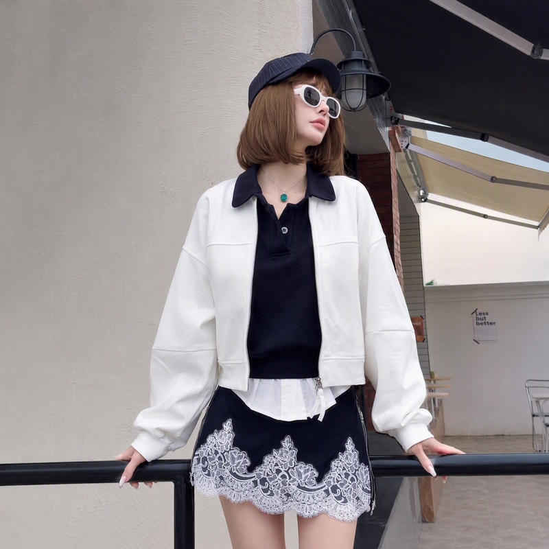 【Beibei Biuu】Fanrui 2026 New Model'Yunting Guandu' Plain Simple Jacket B22148 【Beibei Biuu】Fanrui 2026 New Model'Yunting Guandu' Plain Simple Jacket B22148