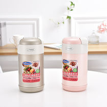 TIGER original imported stainless steel insulated lunch box high-performance vegetable soup box LWR-A092-NN gold