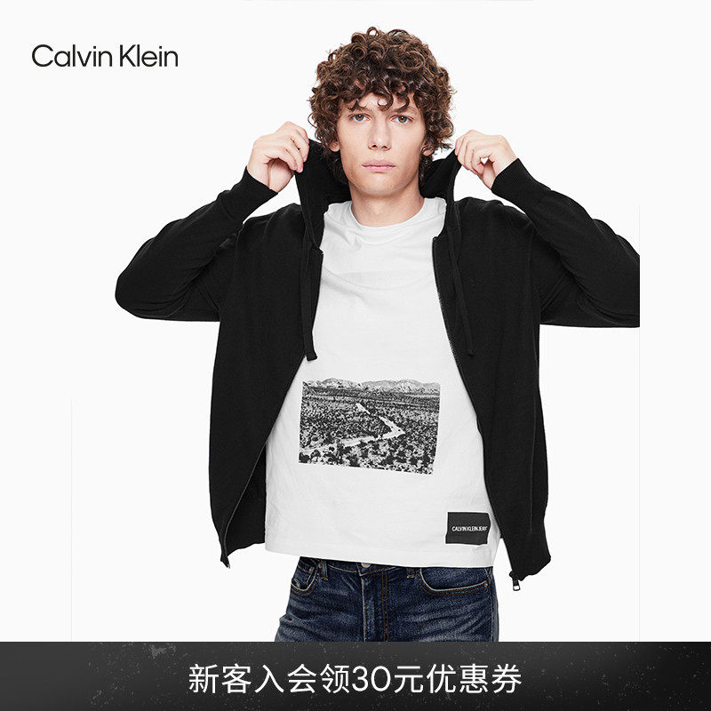 CK Jeans men fashion warm cardigan jersey casual sweater coat J314278