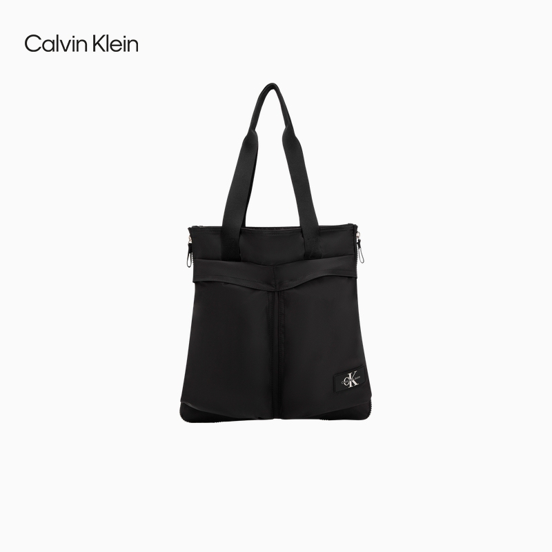 Ck Jeans Men's Classic Logo Large Capacity Casual Travel Commuting Business Handbag Tote Bag Gift