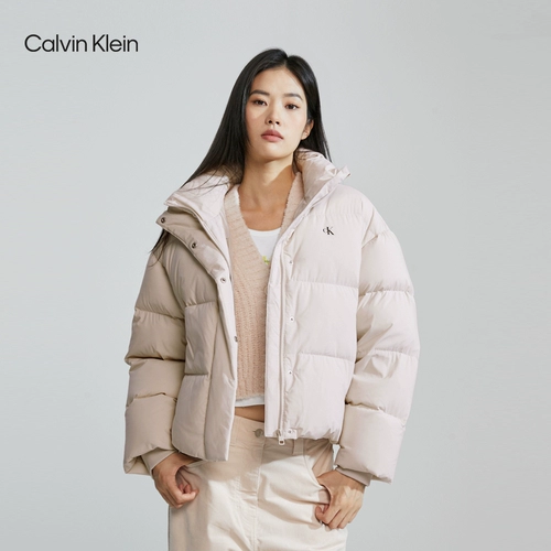 Демисезонный бархатный пуховик для отдыха, утиный пух, J222249