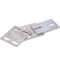 Fuyun galvanized embedded panel embedded parts engineering curtain wall connector galvanized iron plate steel plate unit: 100*10