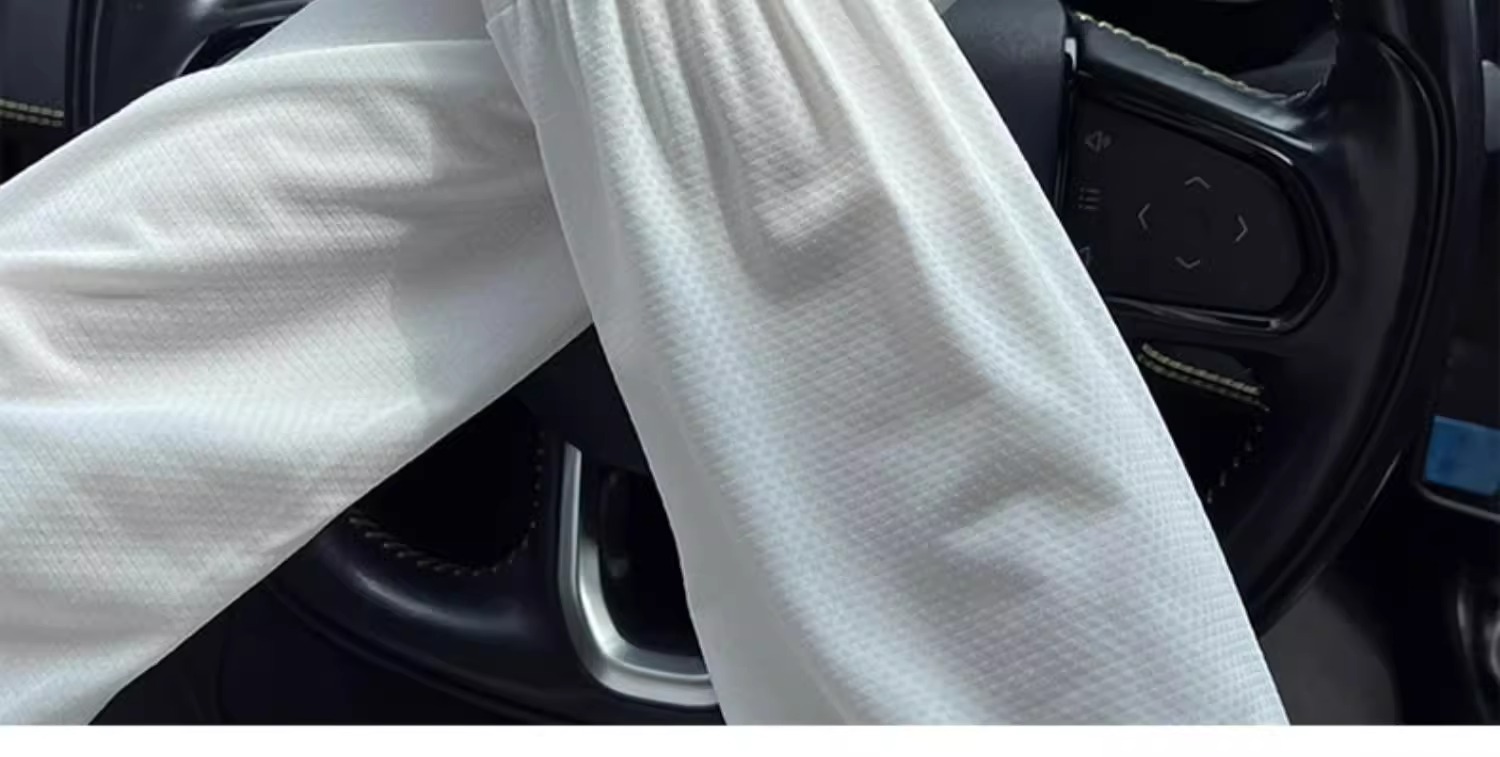 man easy Sunscreen Ice sleeve 2025 The new summer ultraviolet-proof Ice silk Cuff drive a car Arm guard Big size
