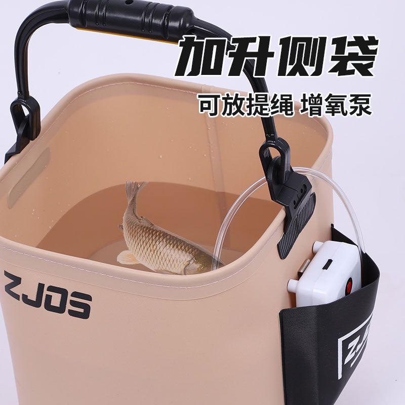 便携式可折叠水桶车用钓鱼桶旅行家用塑料桶车载户外加厚