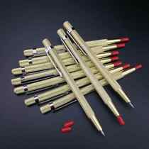 Gold fountain pen glass knife pen-type scribing needle tempered glass cutting and scribing tool stainless steel tile engraving pen