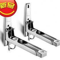 Storage rack wall-mounted 304 stainless steel bracket bracket oven microwave kitchen rack shelf