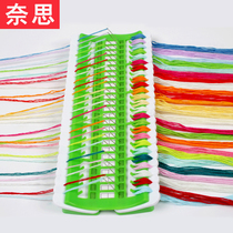 Cross-stitch wire arranger 50-bit large wire winding organizer embroidery tool winding board needle threading fast