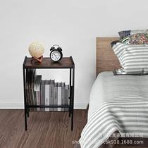 Iron double-layer vinyl record rack bedroom living room recorder side table living room record storage rack placement rack