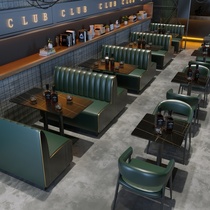 Customized bar tables and chairs music restaurant tea house cafe catering and barbecue shop bar sofa KTV deck combination