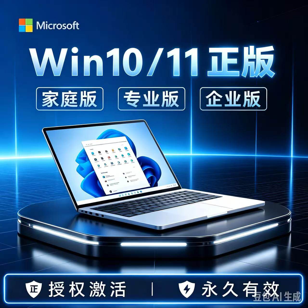 Win11 Professional system activation code, Win10 permanent key, 7 flagship enterprise key, home Chinese language upgrade