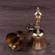 Tuning Fork Bell, Three Bells Used by Taoists, Crisp Three-Clear Bell Instrument, Vajra Bell, Square Head Ornament, Copper Bell