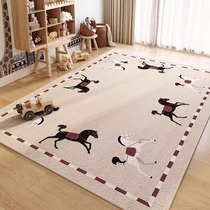 2024 cartoon childrens room climbing mat non-slip easy to care for crystal velvet full carpet universal for all seasons absorbent