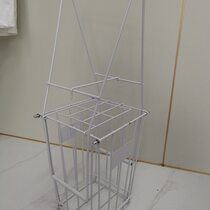 White tennis box pick-up ball basket pick-up ball box pick-up device tennis basket pick-up ball basket loading cart 72 pieces