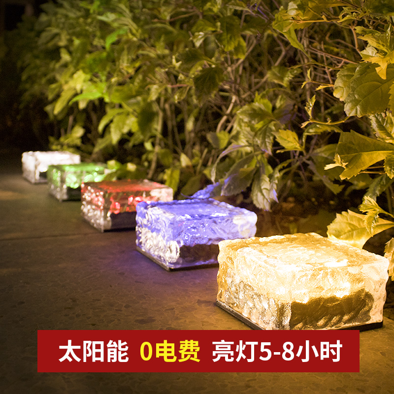 Solar Outdoor Patio Sublamp Waterproof Villa Garden Lawn Decorated Led Landscape Arrangement Home Ground Lamp