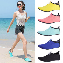 Soft-soled shoes for stepping on pebbles beach shoes non-slip cut and foot protection river-trapping shoes non-abrasive household lightweight snorkeling shoes