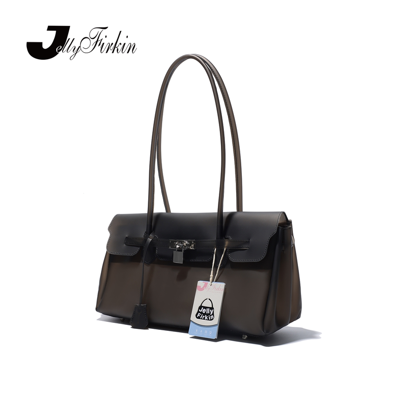 [Seoul Exclusive] Kiikii Same Style Jelly Firkin Two-Way Transparent Jelly Bag Tpu
