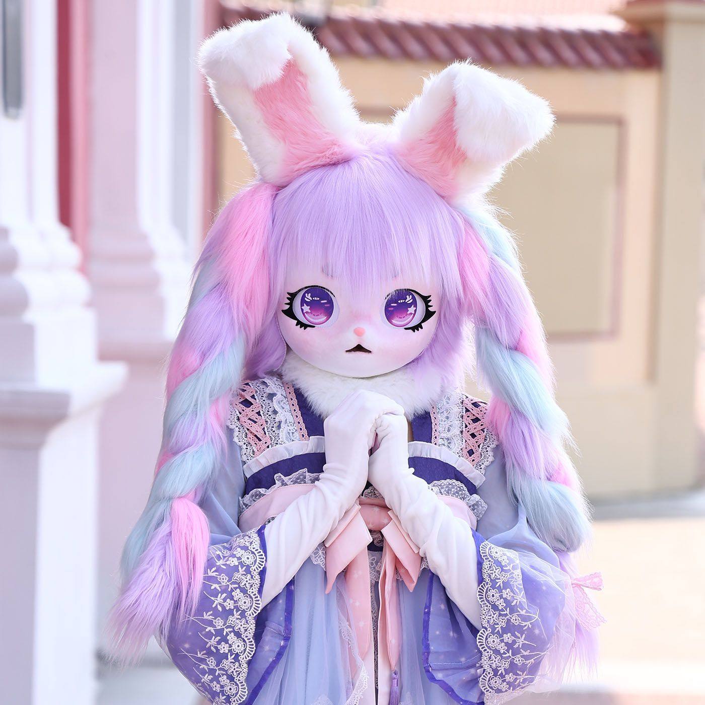 kig系兽装新款立耳兔子可爱兽装是什么?适合哪些场合穿戴?-furry福瑞兽装-淘宝好物网