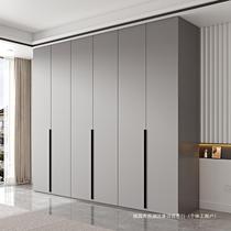 Wardrobe home bedroom modern simple storage thickened 18mm size apartment solid wood one door to top wardrobe new style